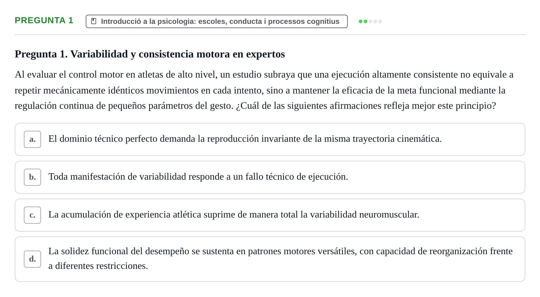 Enunciado: Pregunta 1