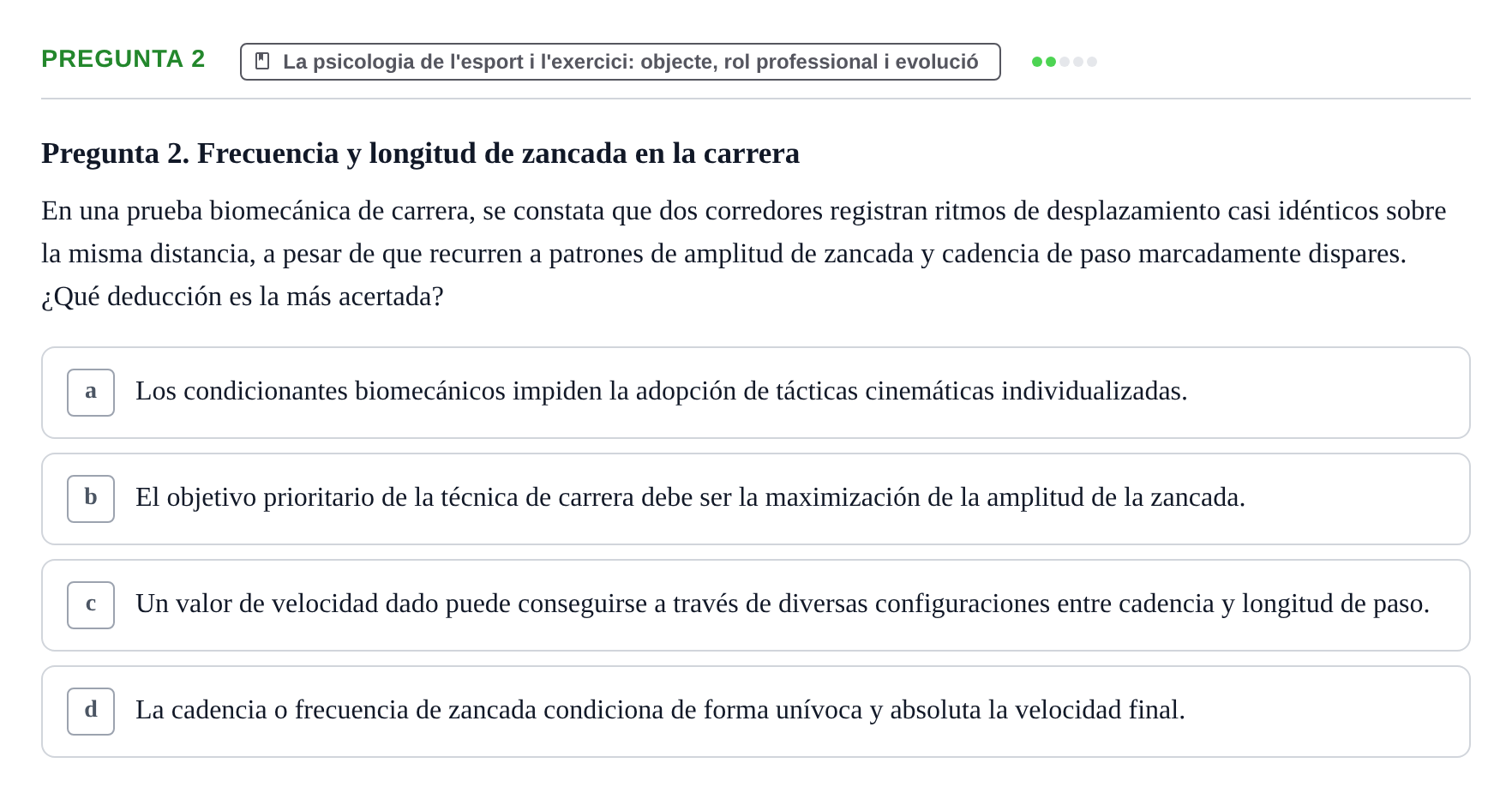 Enunciado: Pregunta 2