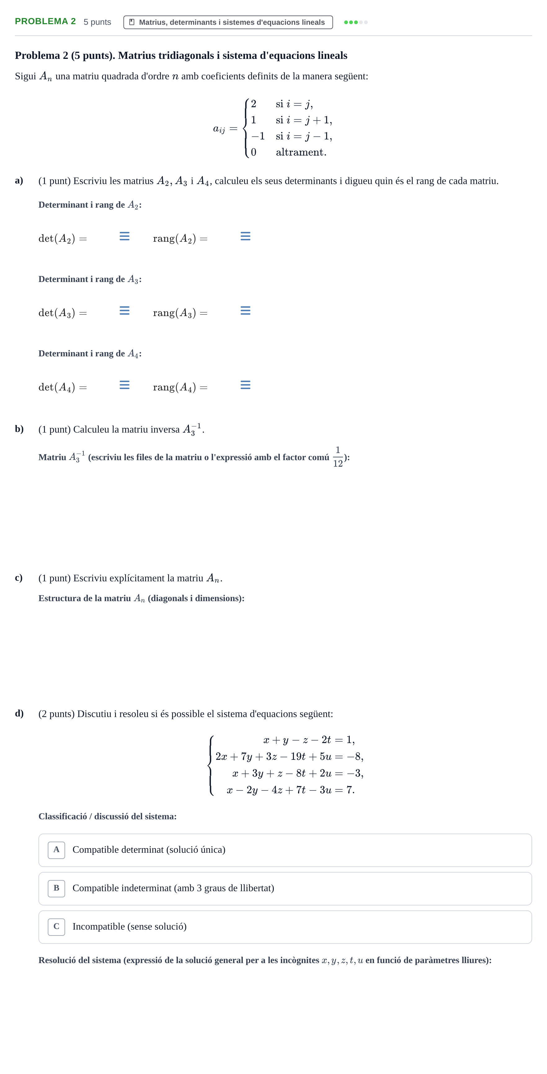Enunciado: Problema 2 · Álgebra UDL 2021