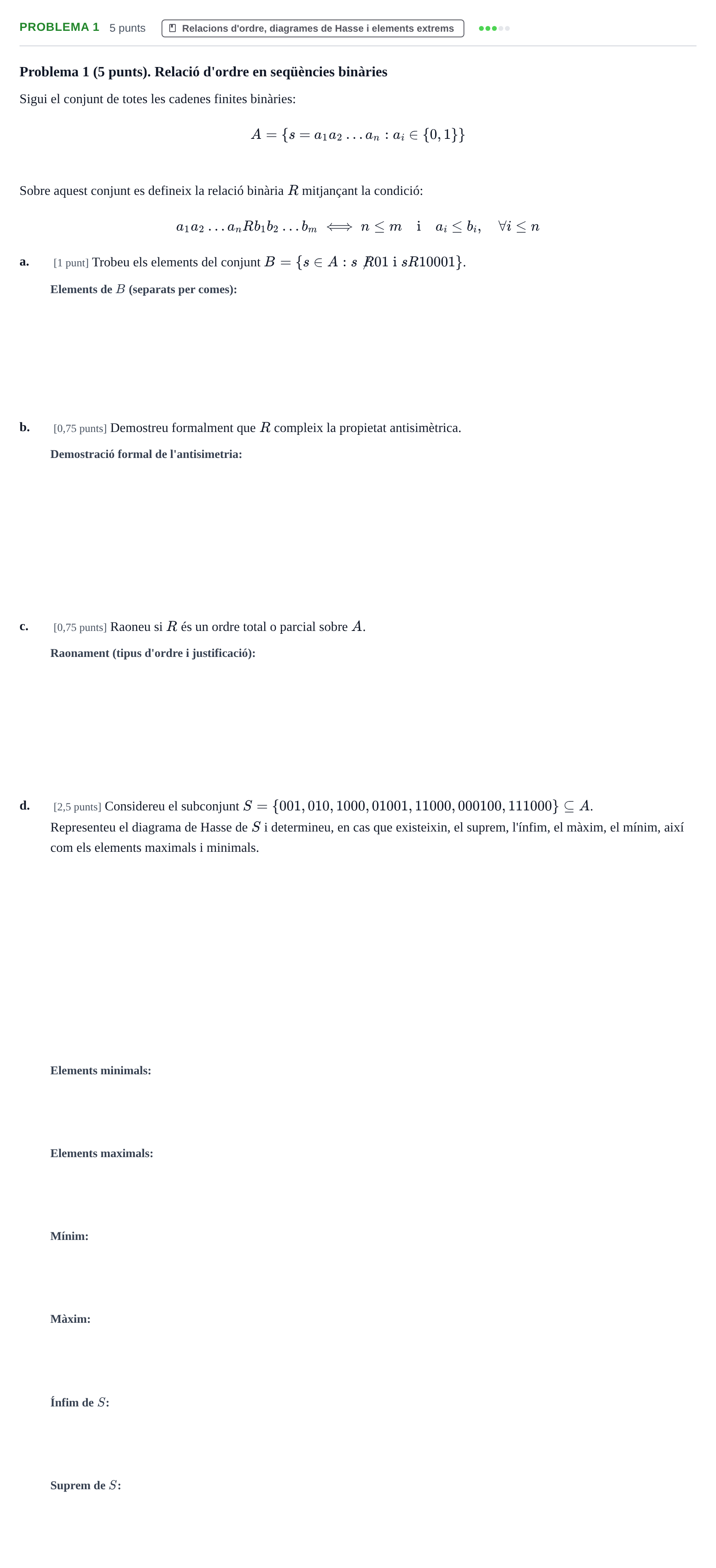 Enunciado: Problema 1 · Álgebra UDL 2022