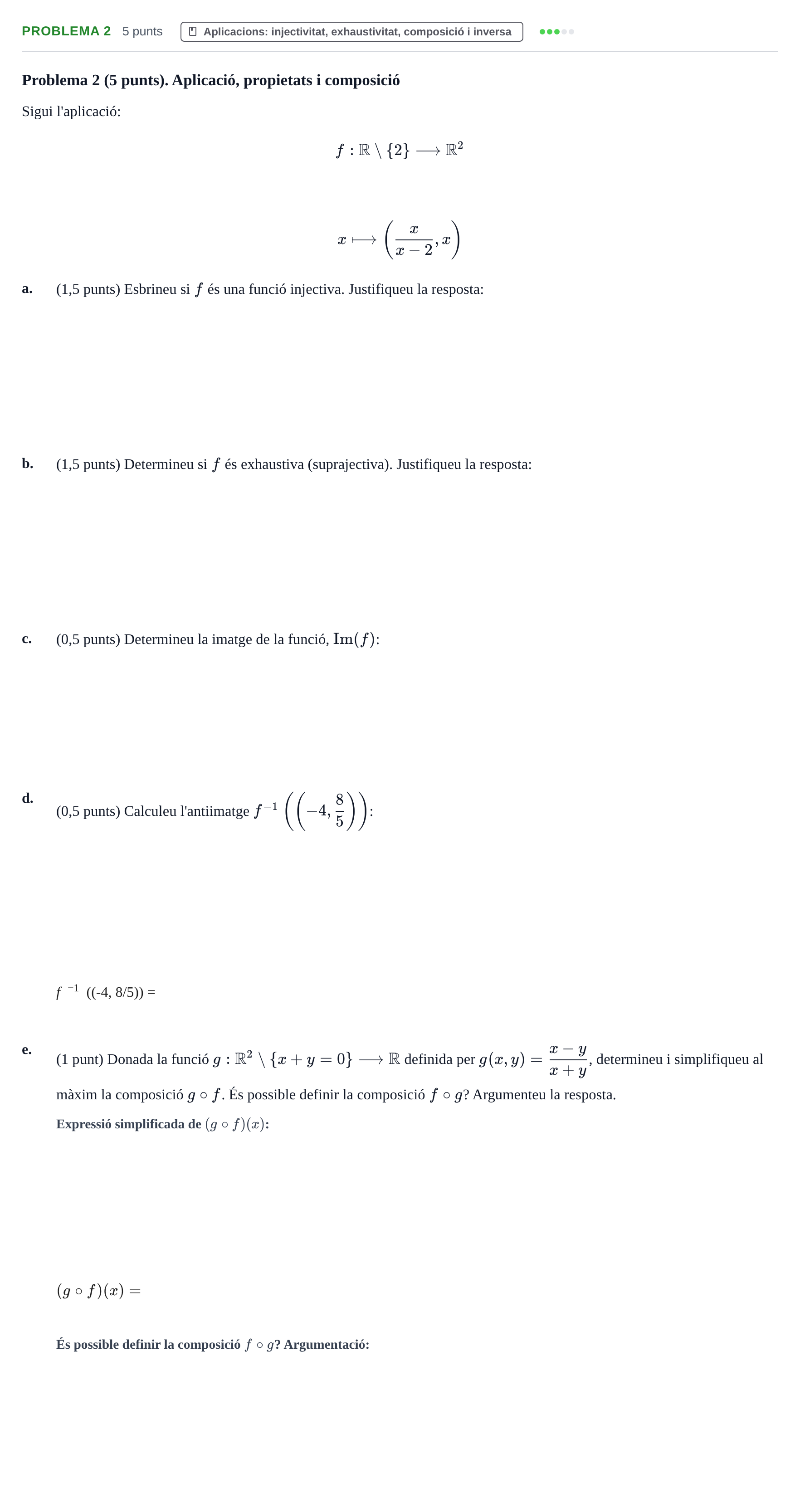 Enunciado: Problema 2 · Álgebra UDL 2022