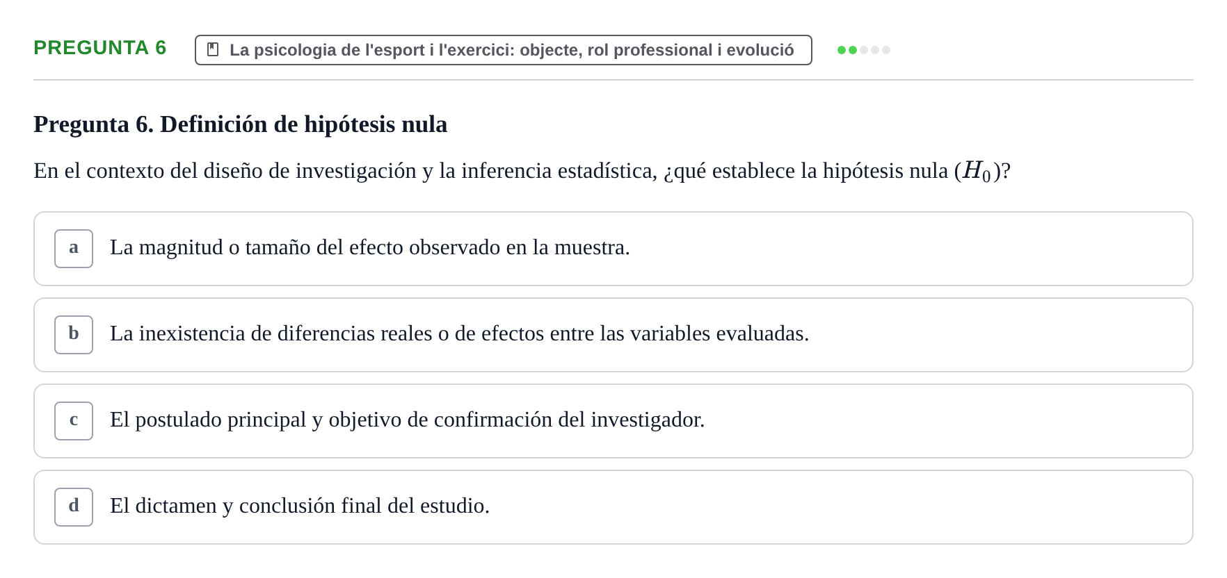 Enunciado: Pregunta 6