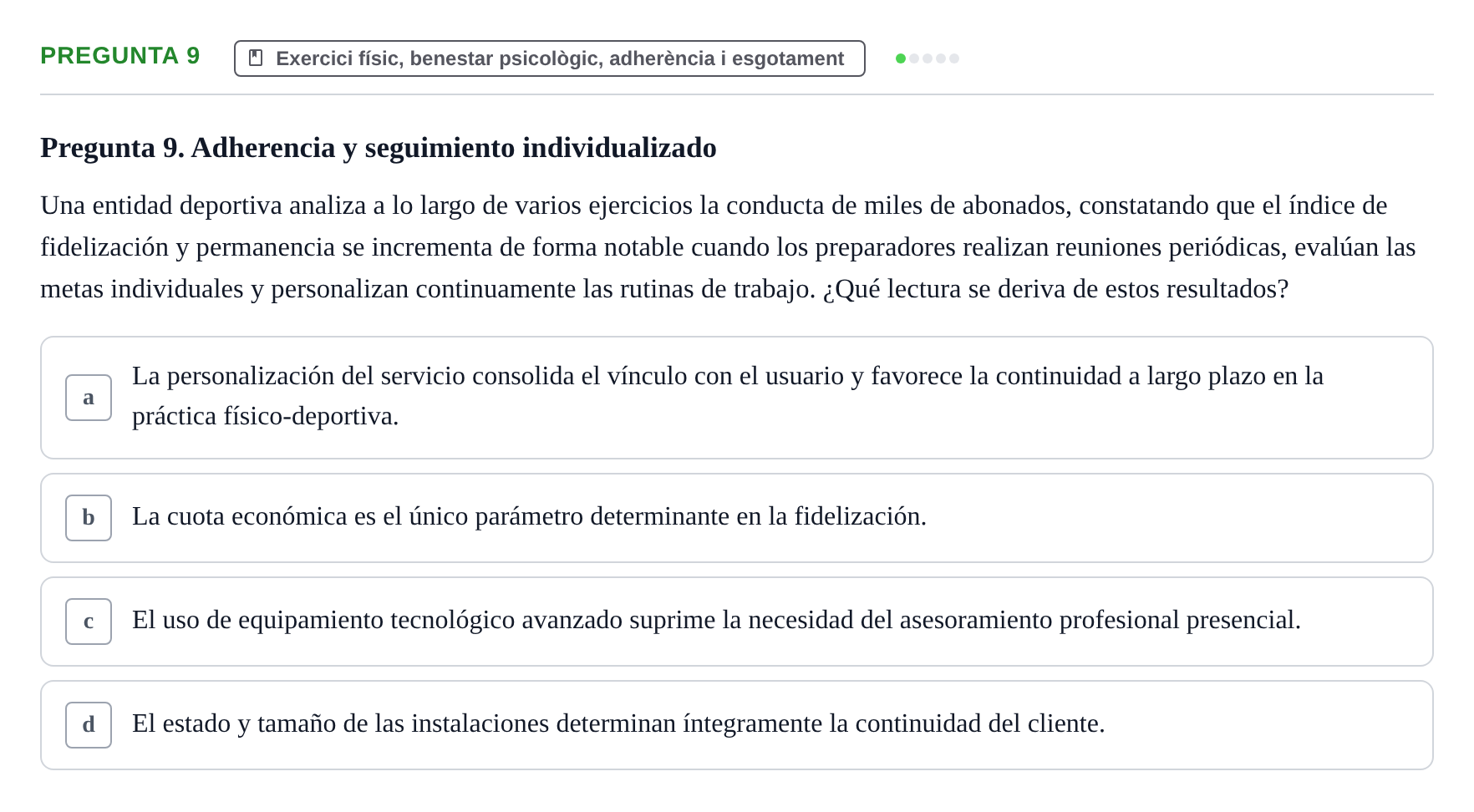 Enunciado: Pregunta 9