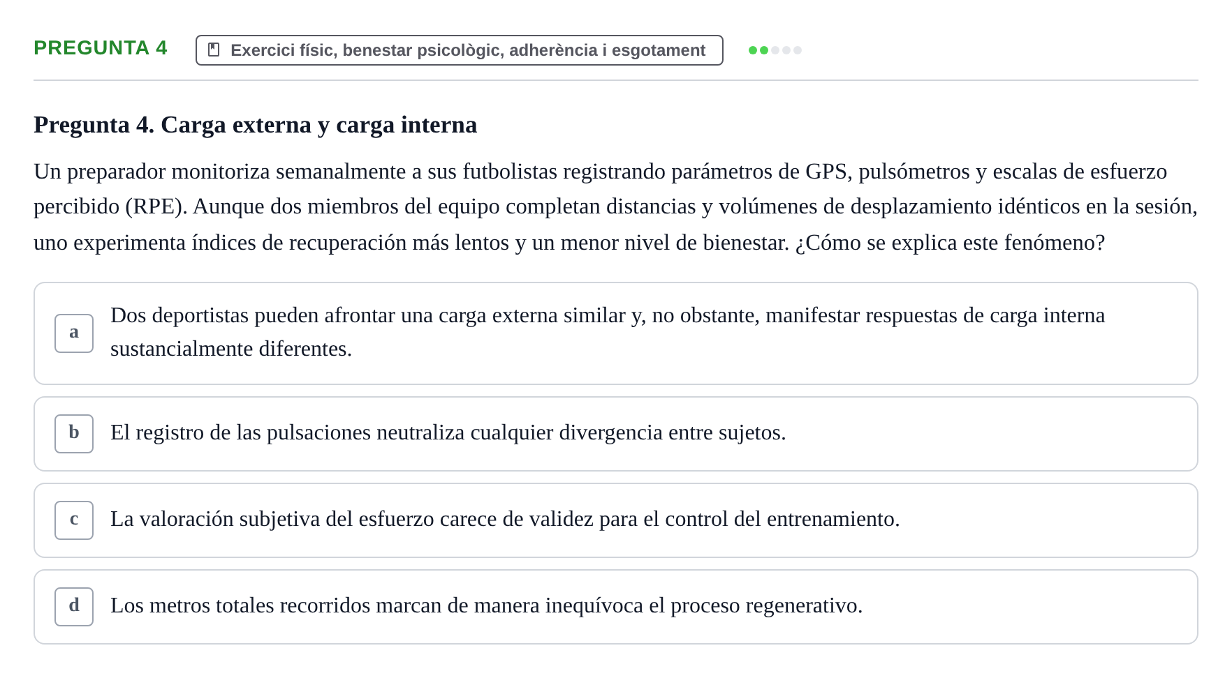 Enunciado: Pregunta 4