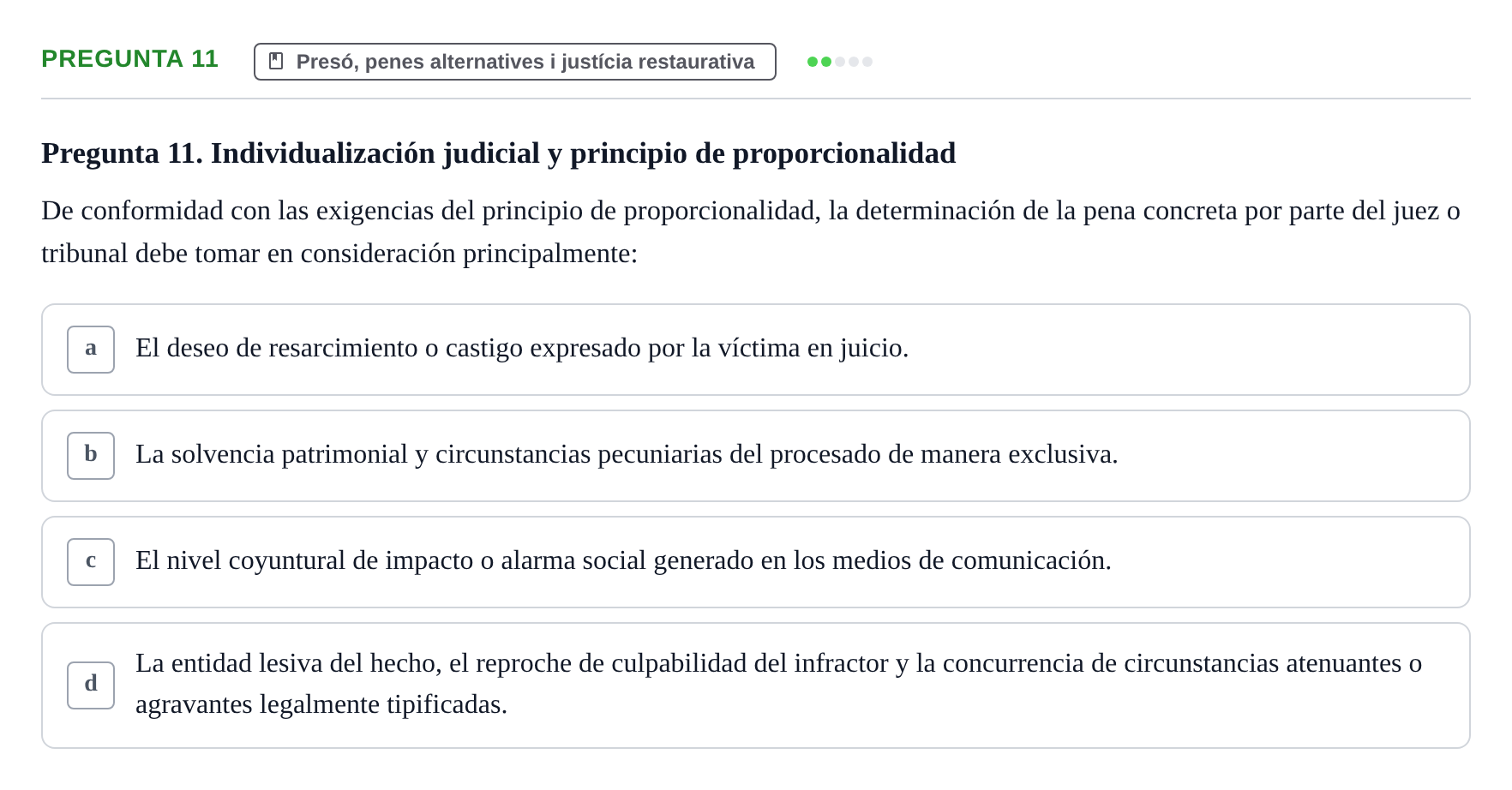Enunciado: Pregunta 11