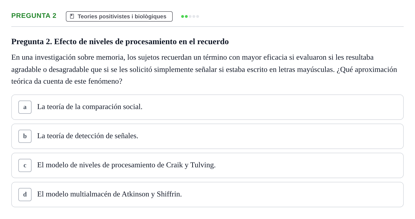 Enunciado: Pregunta 2