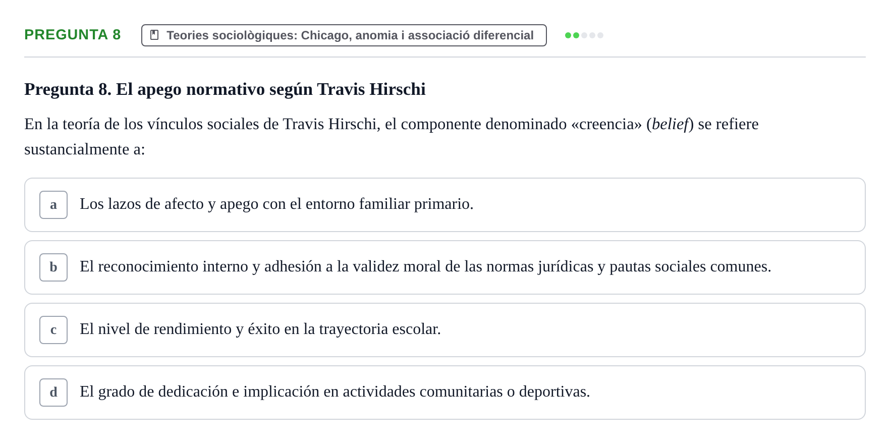 Enunciado: Pregunta 8