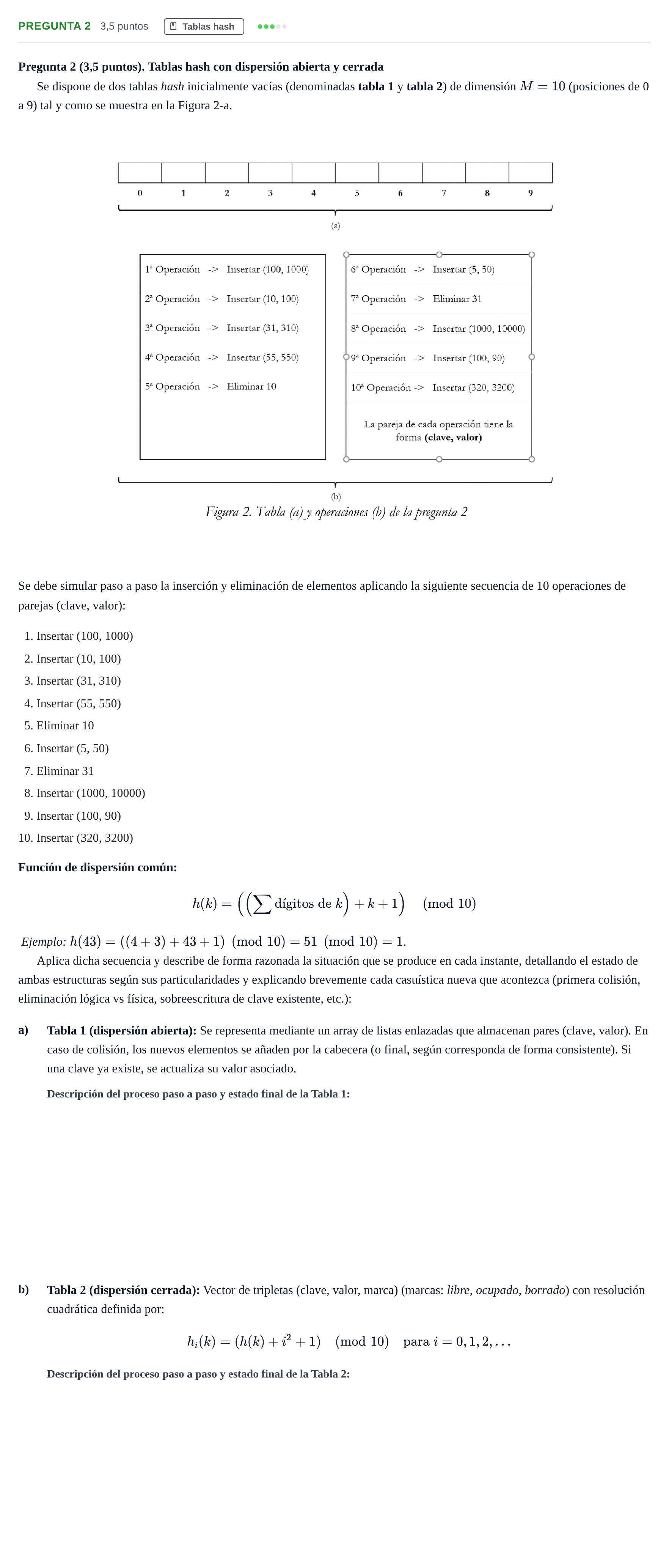 Enunciado: Pregunta 2 · Programació II UDL 2022