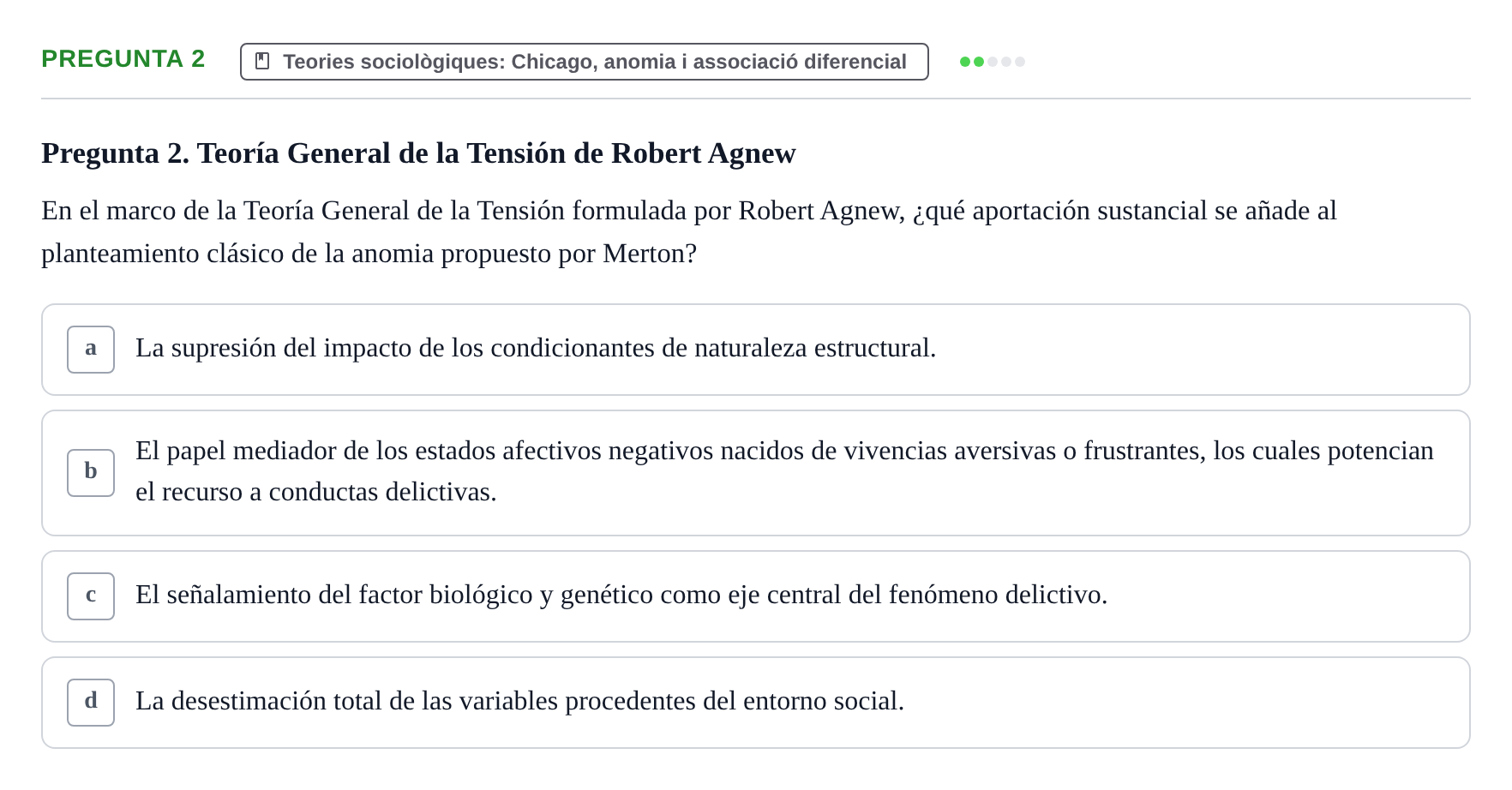 Enunciado: Pregunta 2