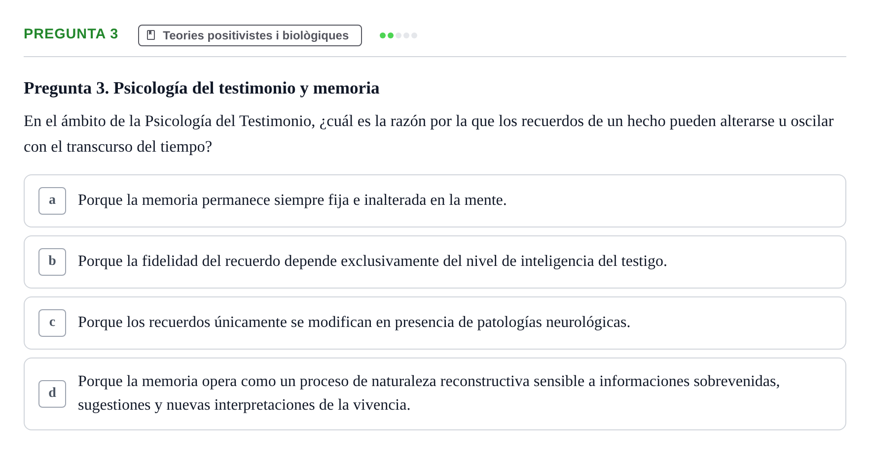 Enunciado: Pregunta 3