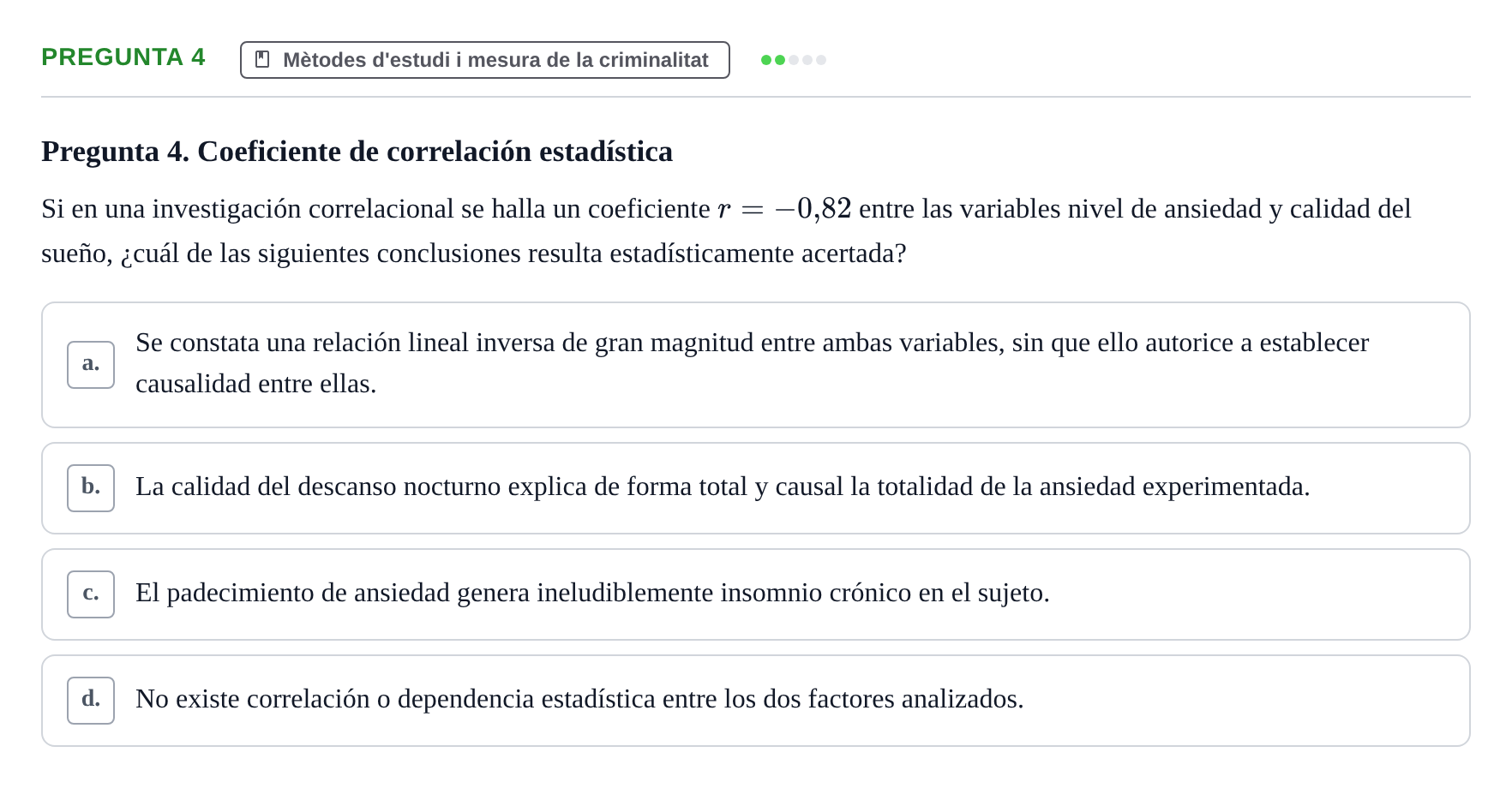 Enunciado: Pregunta 4