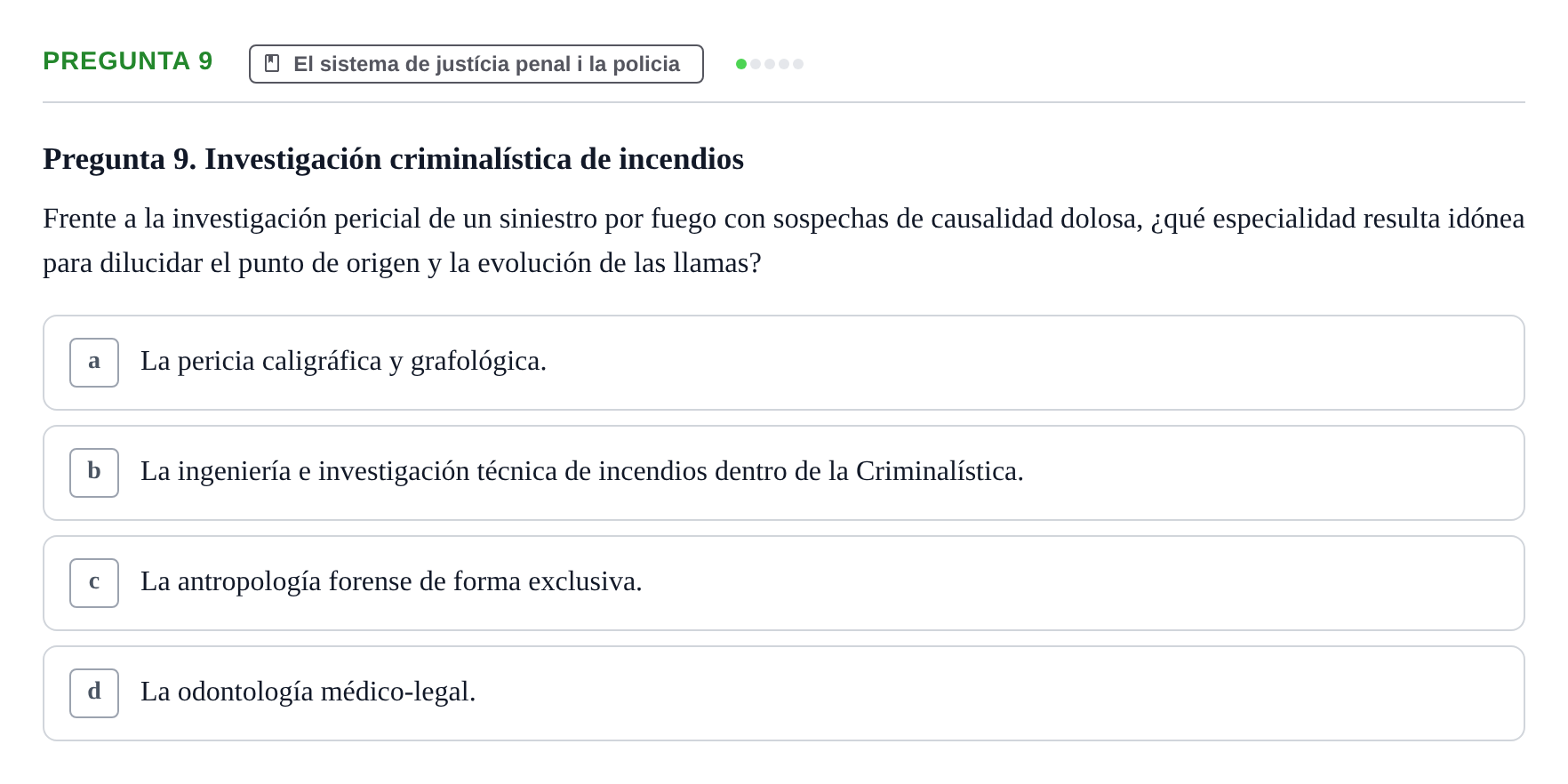 Enunciado: Pregunta 9