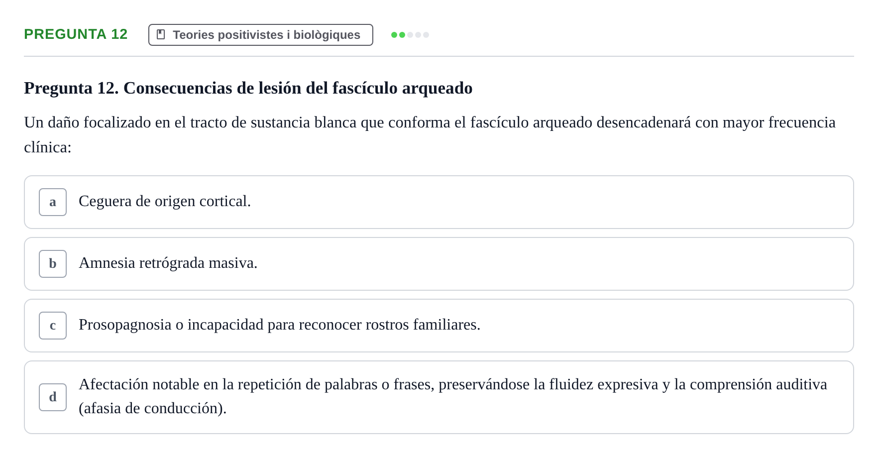 Enunciado: Pregunta 12