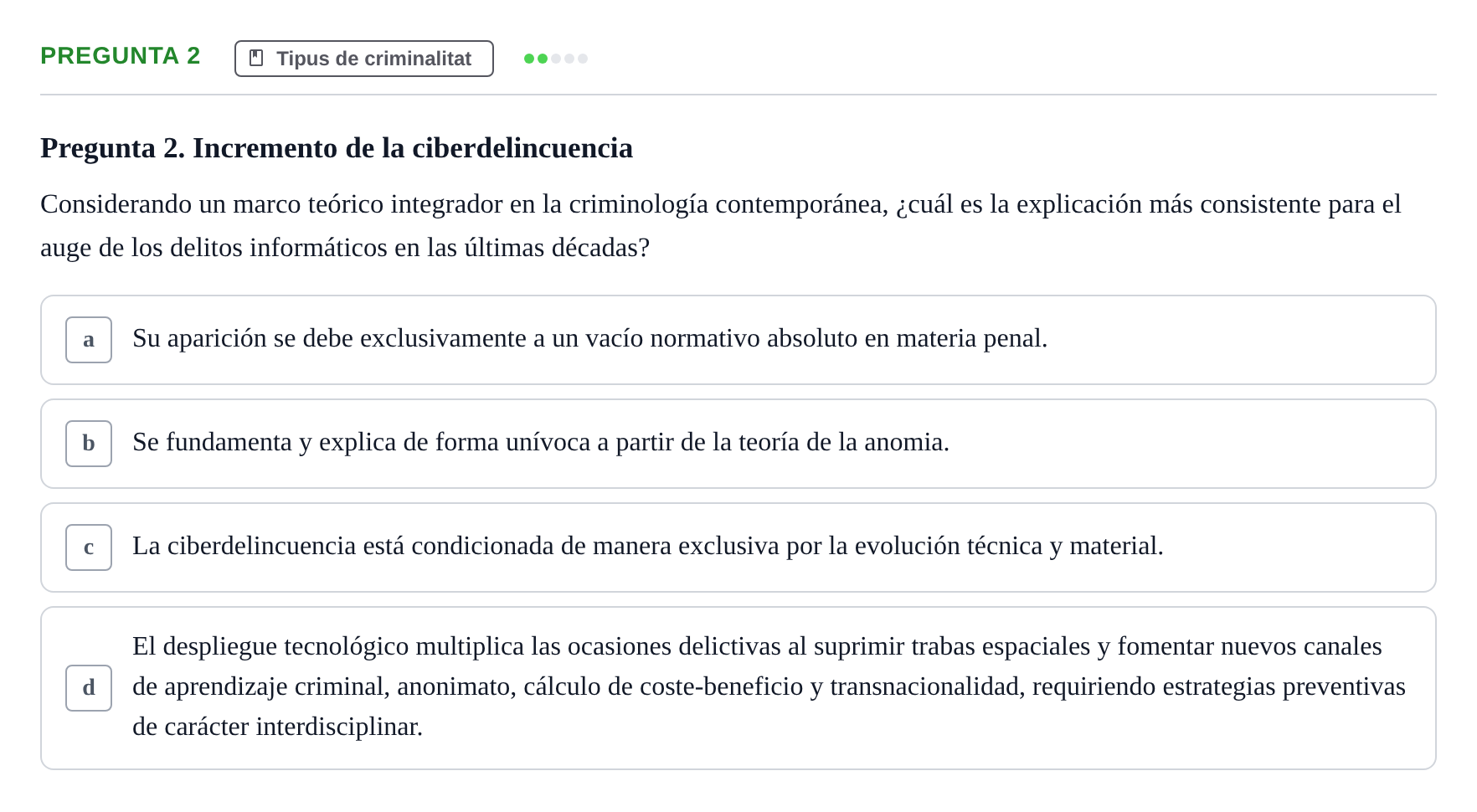Enunciado: Pregunta 2