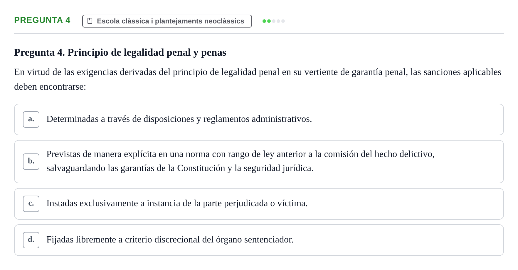Enunciado: Pregunta 4