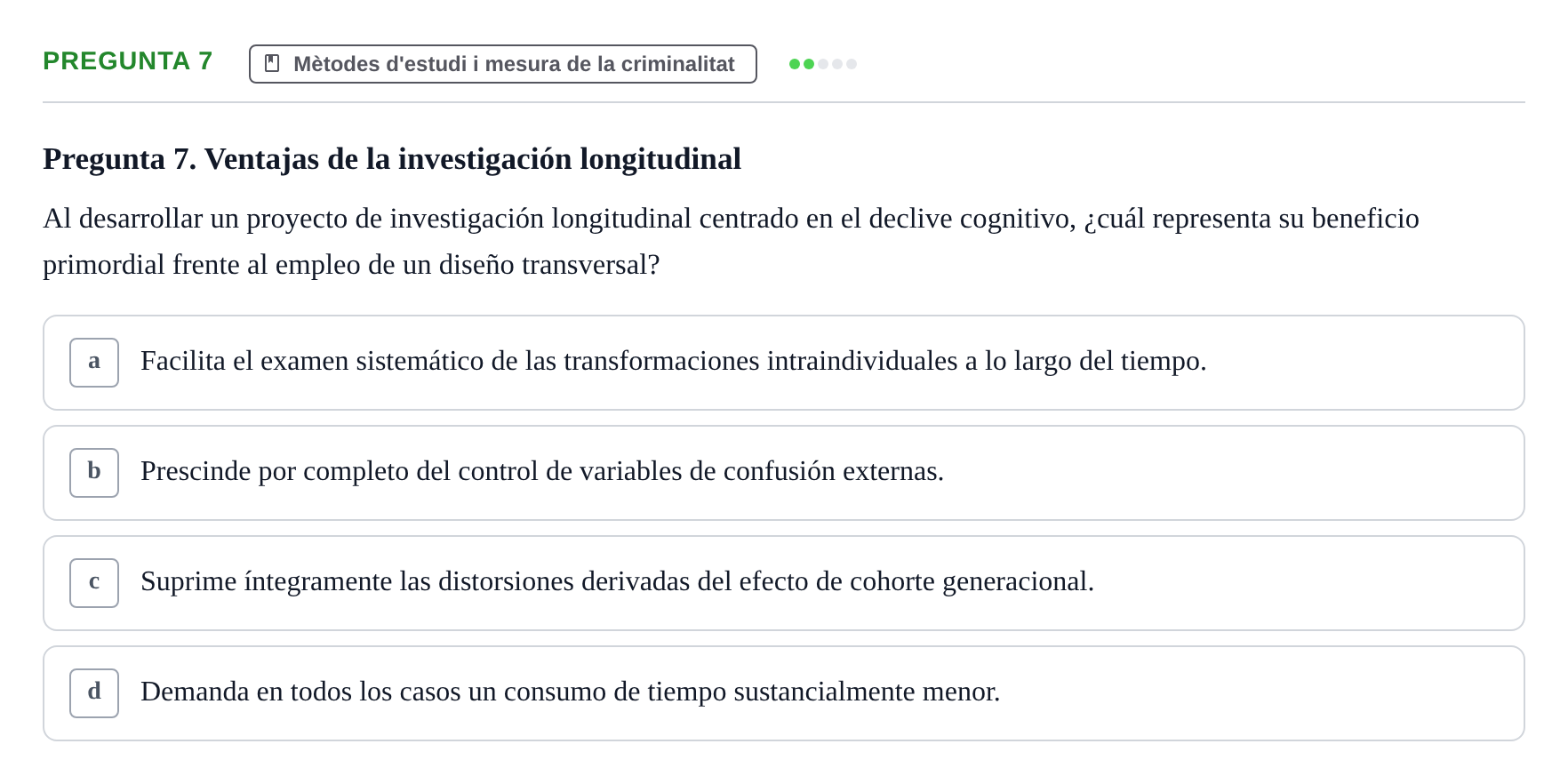 Enunciado: Pregunta 7