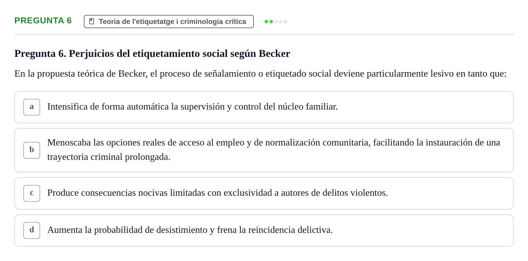 Enunciado: Pregunta 6