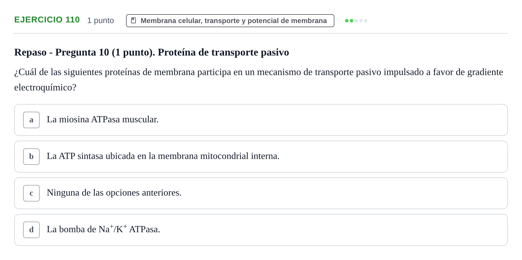 Enunciado: Problema 110 · Fisiología del Ejercicio I UPF Evaluaciones continuas de Fisiología del Ejercicio I (Bloques 1 y 2)