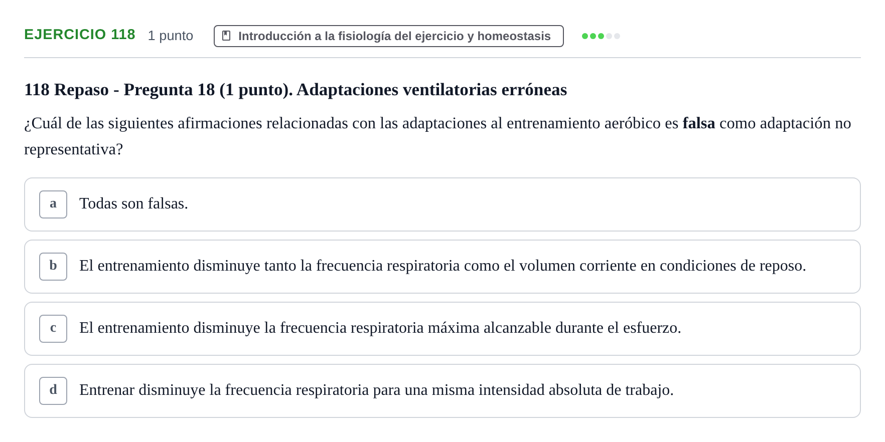 Enunciado: Problema 118 · Fisiología del Ejercicio I UPF Evaluaciones continuas de Fisiología del Ejercicio I (Bloques 1 y 2)