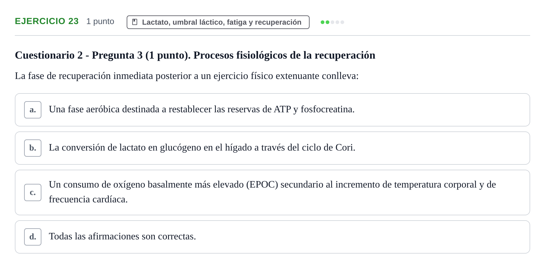 Enunciado: Problema 23 · Fisiología del Ejercicio I UPF Evaluaciones continuas de Fisiología del Ejercicio I (Bloques 1 y 2)