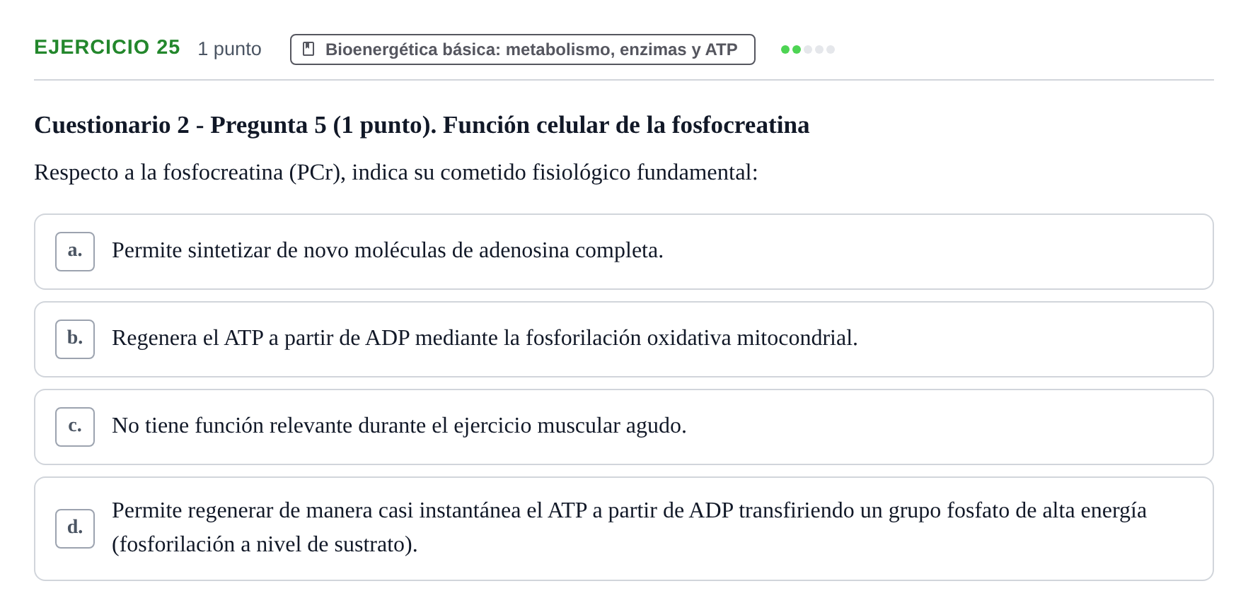 Enunciado: Problema 25 · Fisiología del Ejercicio I UPF Evaluaciones continuas de Fisiología del Ejercicio I (Bloques 1 y 2)