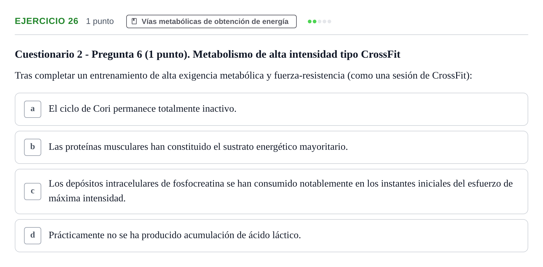 Enunciado: Problema 26 · Fisiología del Ejercicio I UPF Evaluaciones continuas de Fisiología del Ejercicio I (Bloques 1 y 2)