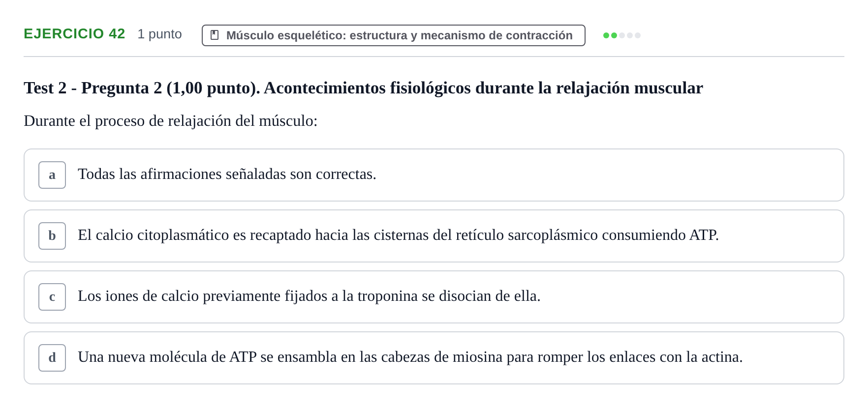 Enunciado: Problema 42 · Fisiología del Ejercicio I UPF Evaluaciones continuas de Fisiología del Ejercicio I (Bloques 1 y 2)