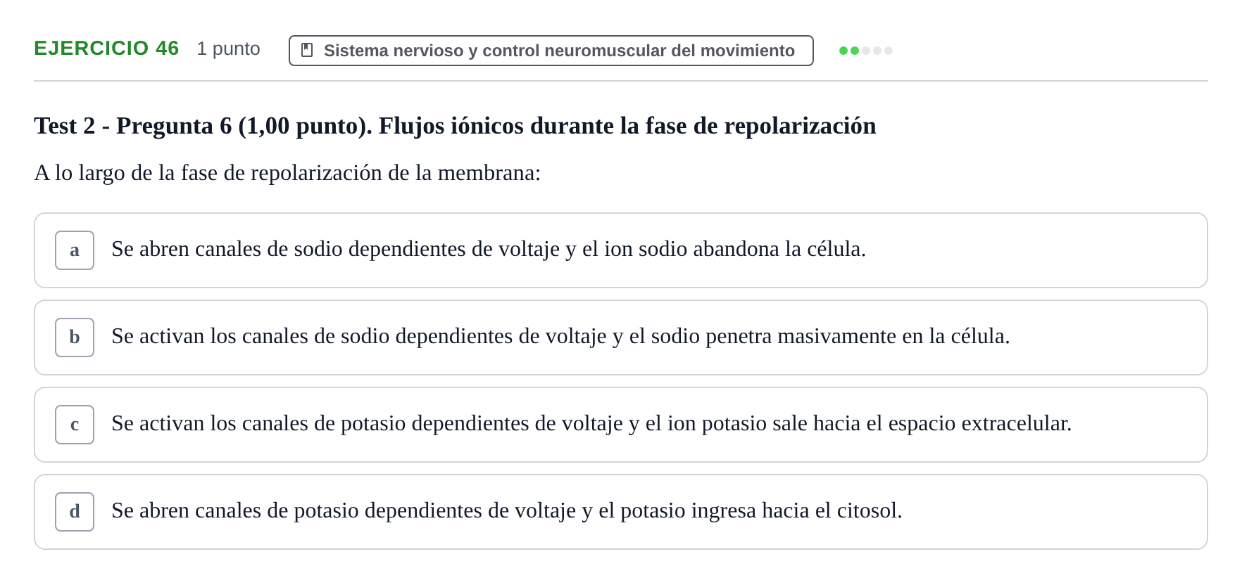 Enunciado: Problema 46 · Fisiología del Ejercicio I UPF Evaluaciones continuas de Fisiología del Ejercicio I (Bloques 1 y 2)