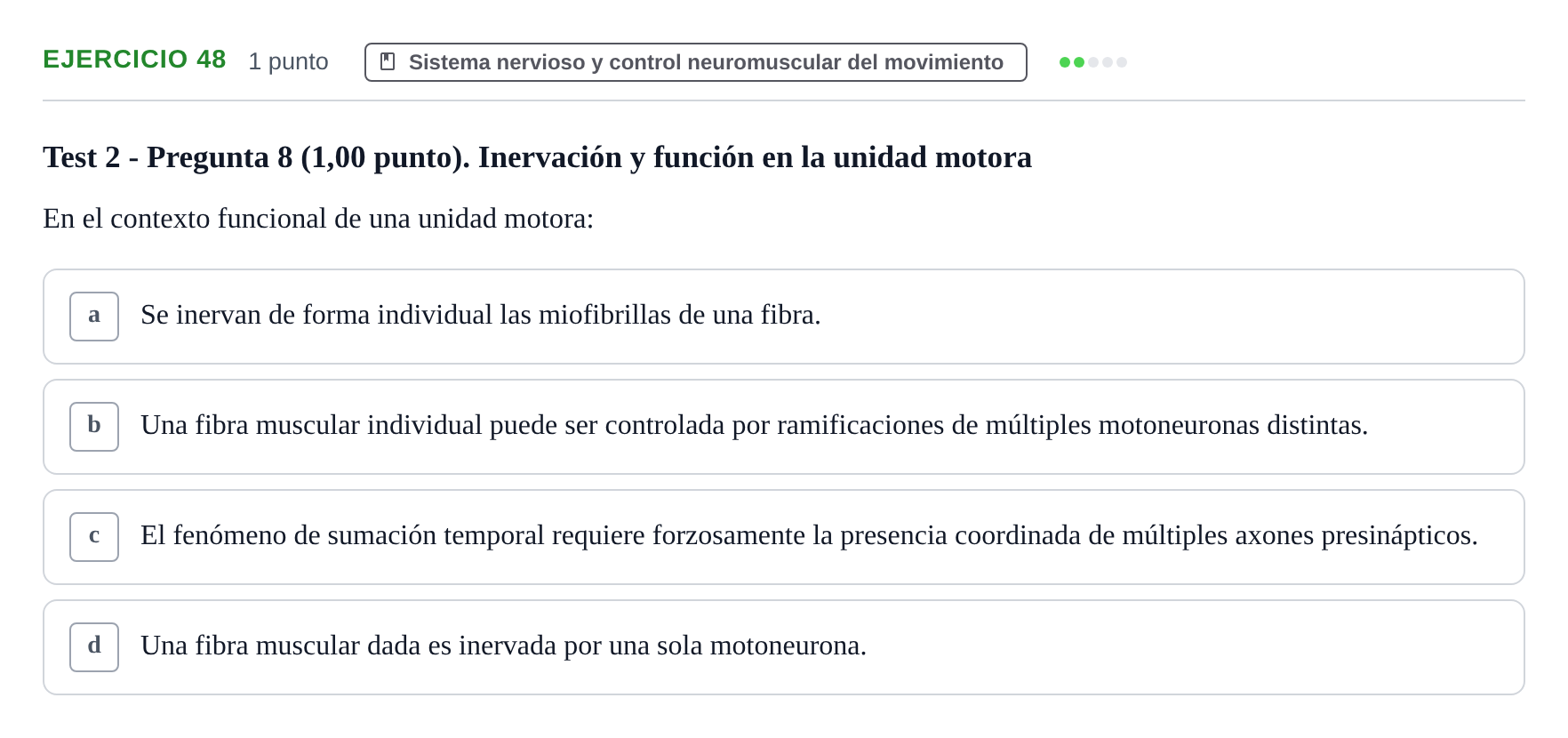 Enunciado: Problema 48 · Fisiología del Ejercicio I UPF Evaluaciones continuas de Fisiología del Ejercicio I (Bloques 1 y 2)