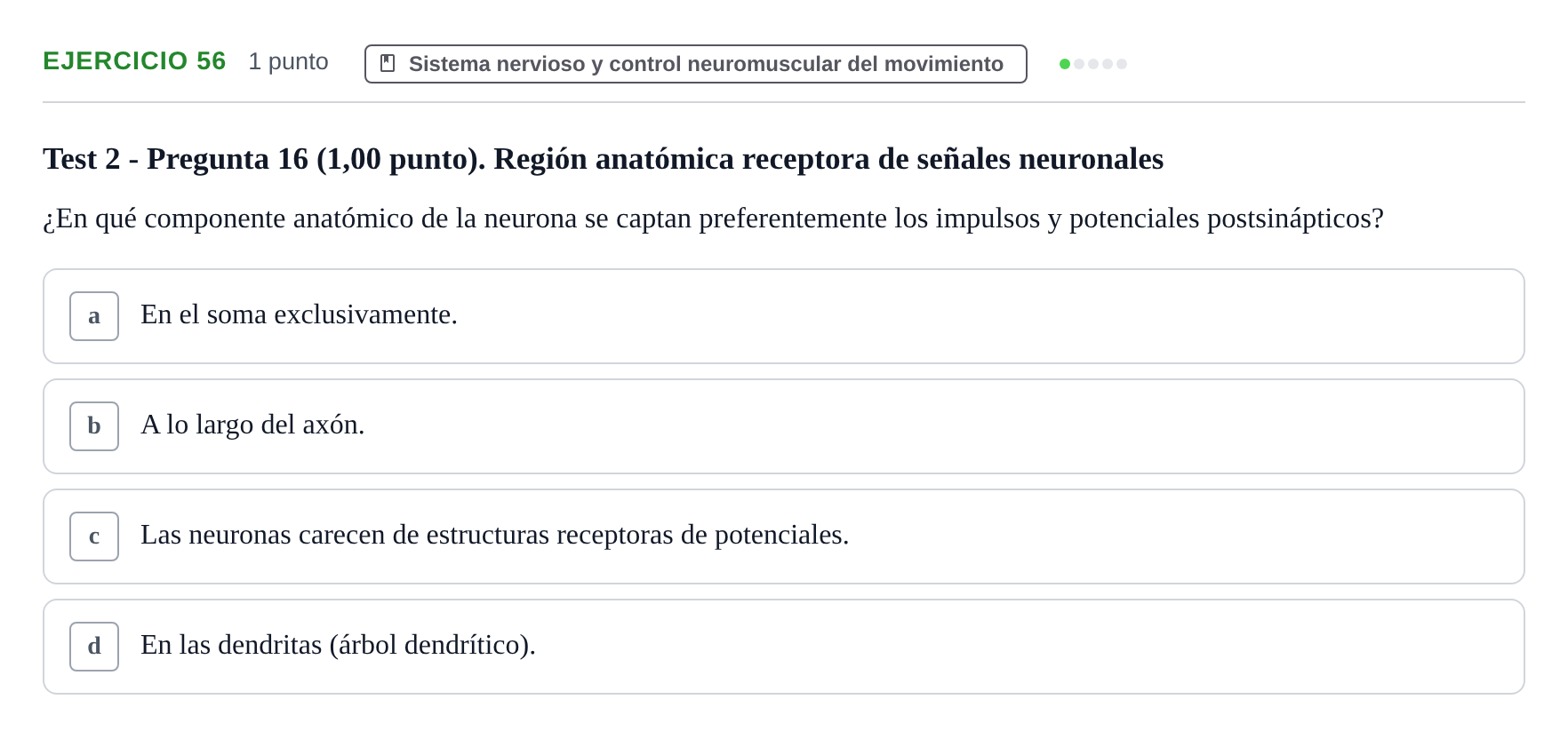 Enunciado: Problema 56 · Fisiología del Ejercicio I UPF Evaluaciones continuas de Fisiología del Ejercicio I (Bloques 1 y 2)