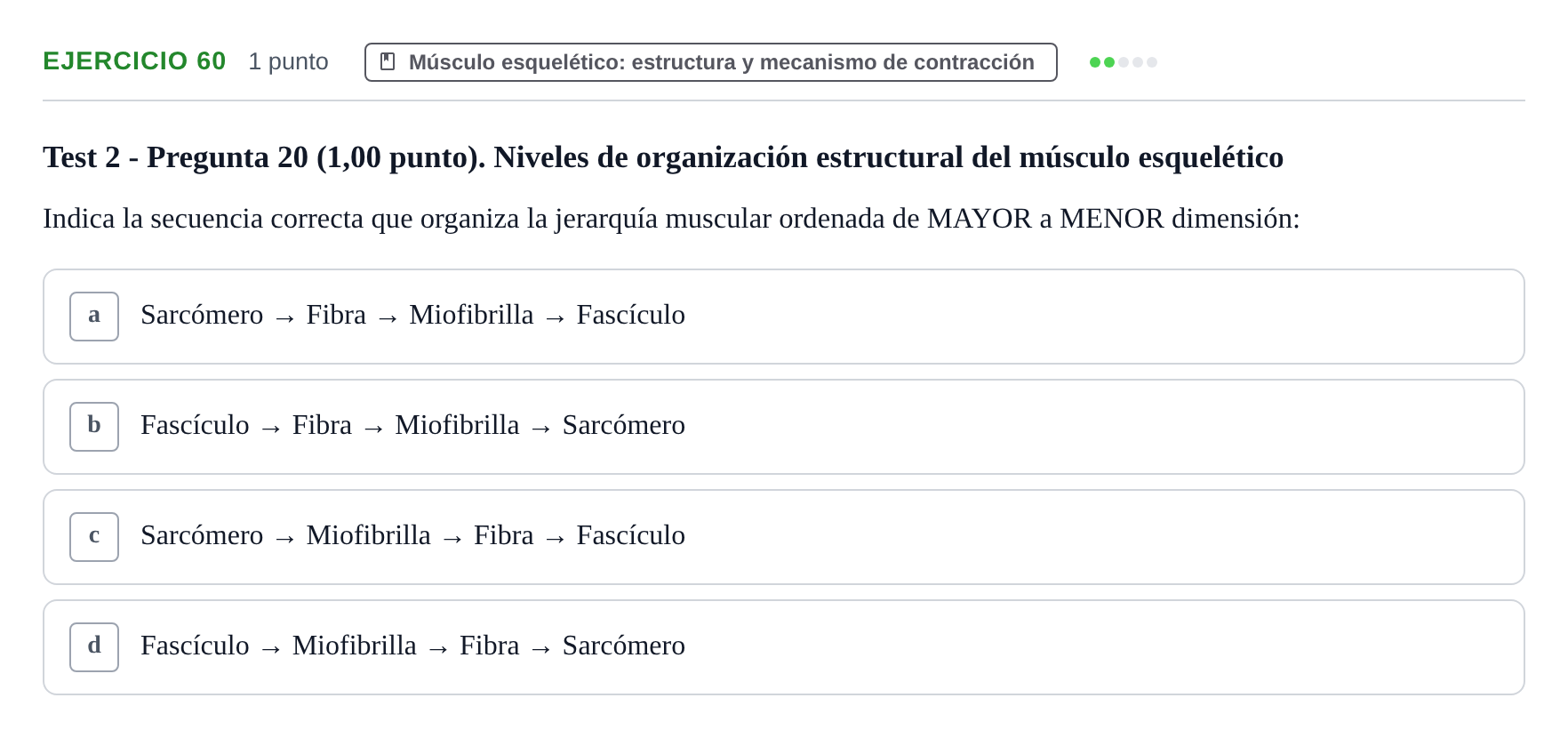 Enunciado: Problema 60 · Fisiología del Ejercicio I UPF Evaluaciones continuas de Fisiología del Ejercicio I (Bloques 1 y 2)