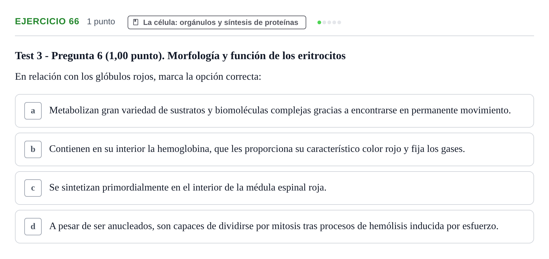 Enunciado: Problema 66 · Fisiología del Ejercicio I UPF Evaluaciones continuas de Fisiología del Ejercicio I (Bloques 1 y 2)