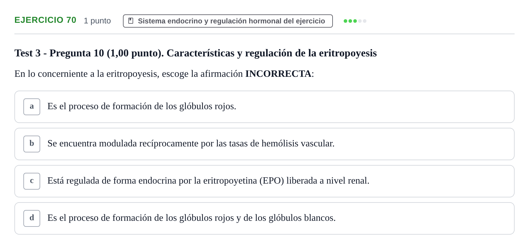 Enunciado: Problema 70 · Fisiología del Ejercicio I UPF Evaluaciones continuas de Fisiología del Ejercicio I (Bloques 1 y 2)
