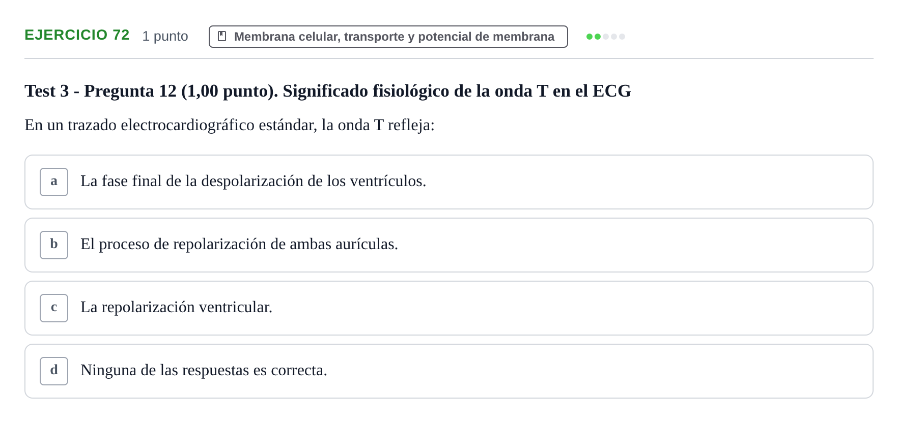Enunciado: Problema 72 · Fisiología del Ejercicio I UPF Evaluaciones continuas de Fisiología del Ejercicio I (Bloques 1 y 2)