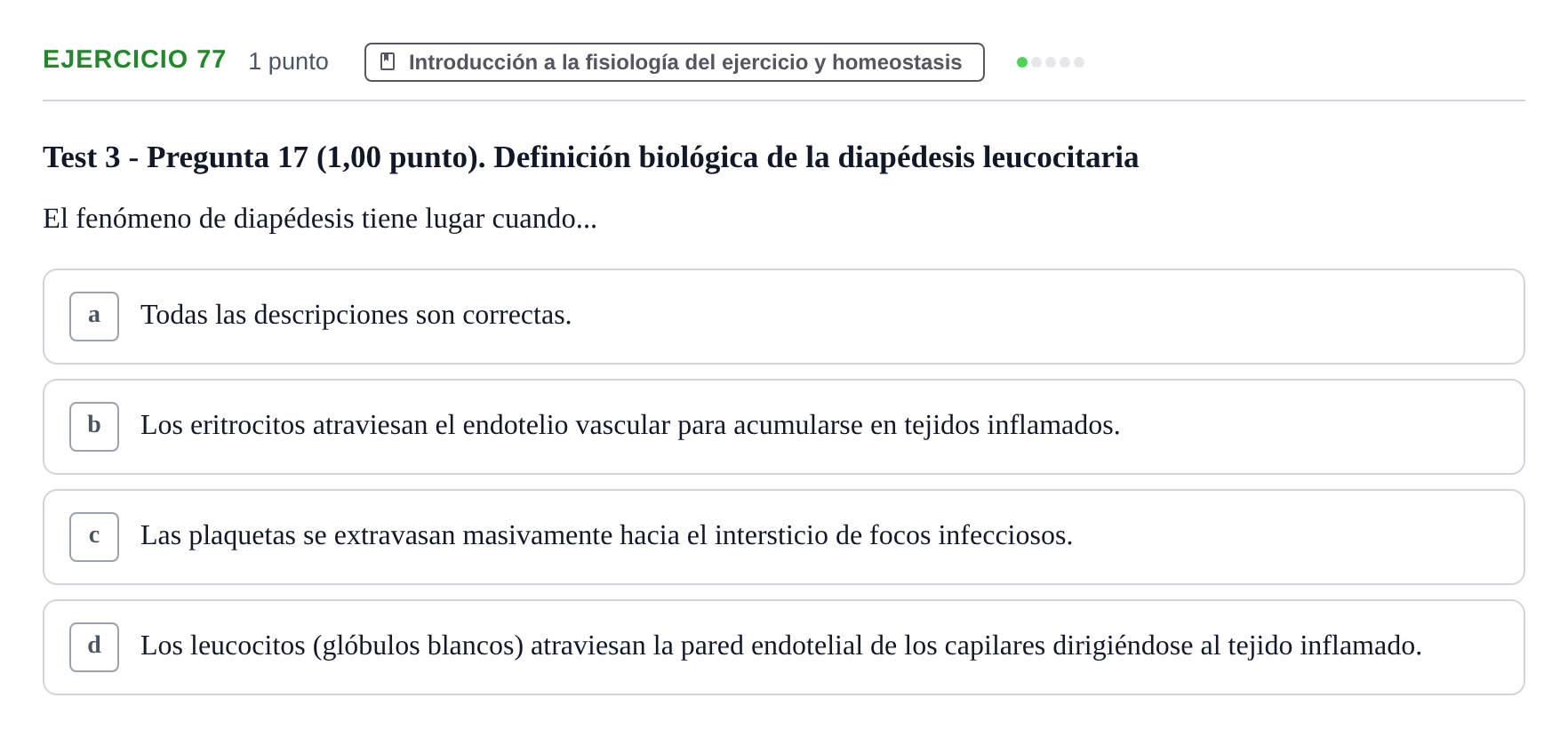 Enunciado: Problema 77 · Fisiología del Ejercicio I UPF Evaluaciones continuas de Fisiología del Ejercicio I (Bloques 1 y 2)