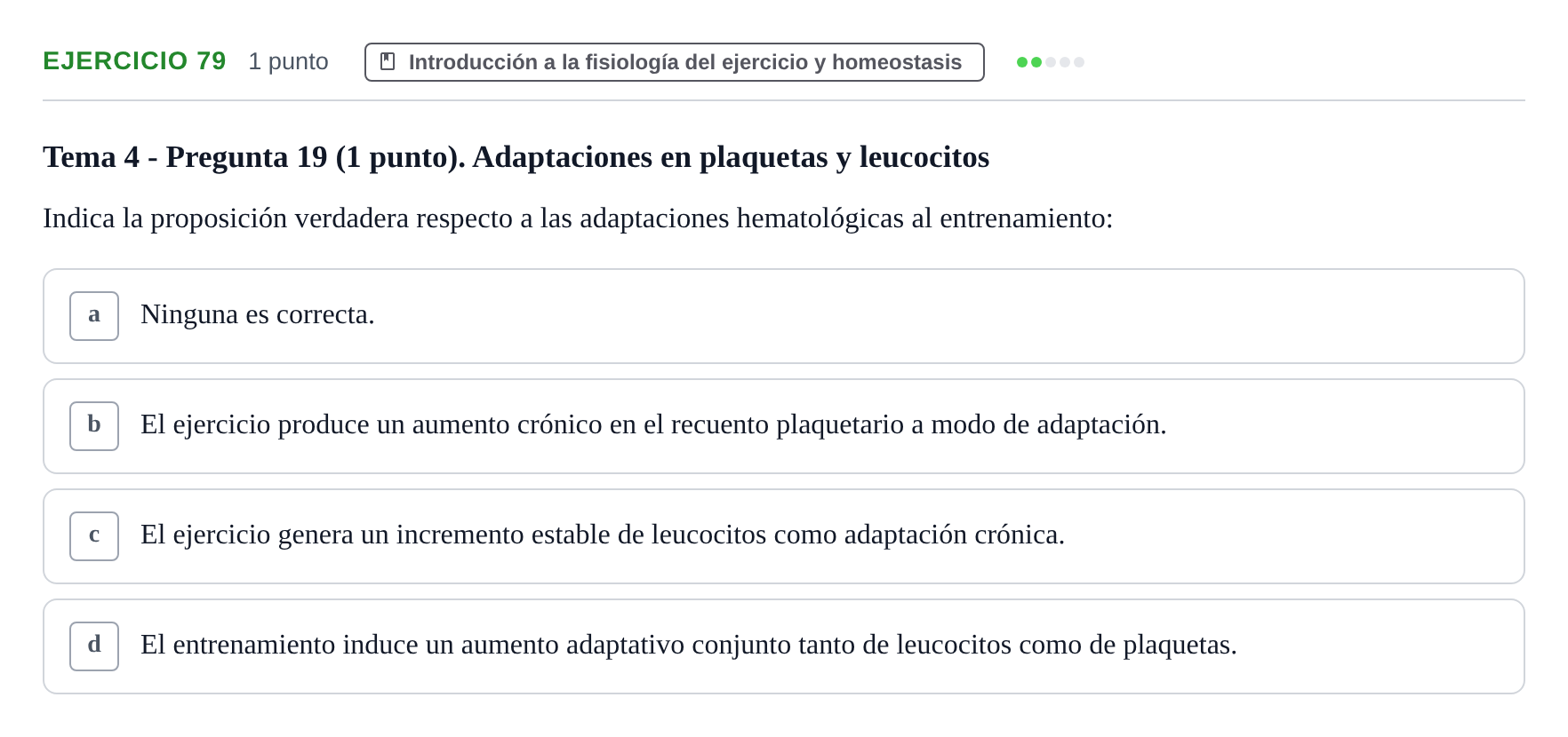 Enunciado: Problema 79 · Fisiología del Ejercicio I UPF Evaluaciones continuas de Fisiología del Ejercicio I (Bloques 1 y 2)