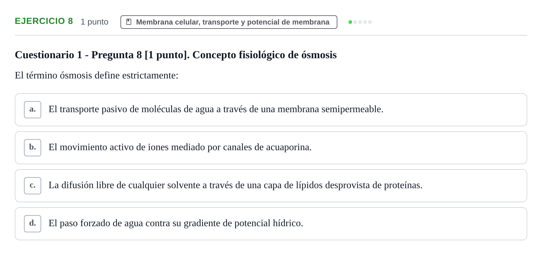 Enunciado: Problema 8 · Fisiología del Ejercicio I UPF Evaluaciones continuas de Fisiología del Ejercicio I (Bloques 1 y 2)