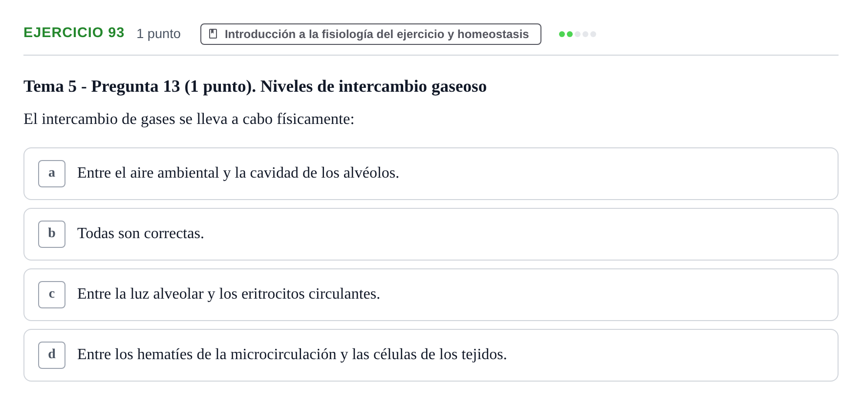 Enunciado: Problema 93 · Fisiología del Ejercicio I UPF Evaluaciones continuas de Fisiología del Ejercicio I (Bloques 1 y 2)