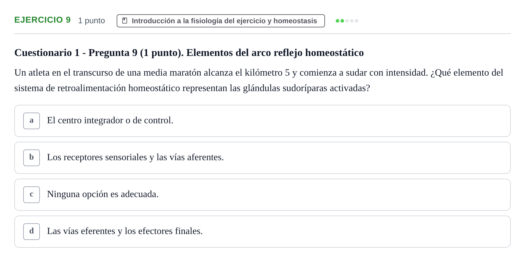 Enunciado: Problema 9 · Fisiología del Ejercicio I UPF Evaluaciones continuas de Fisiología del Ejercicio I (Bloques 1 y 2)