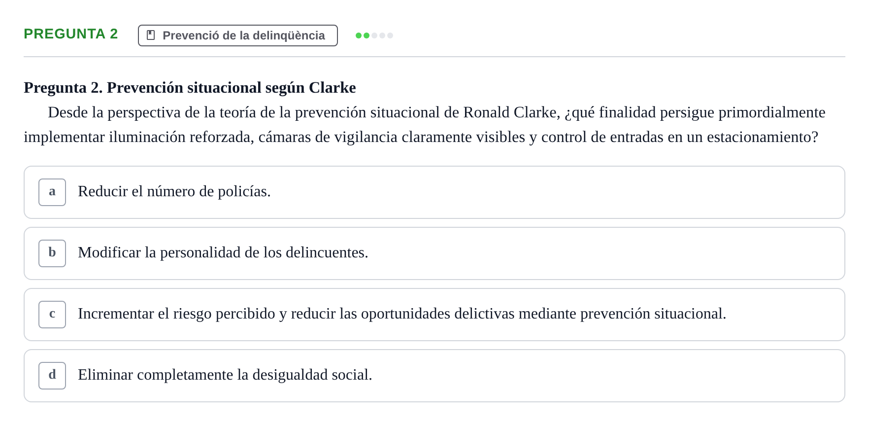 Enunciado: Pregunta 2