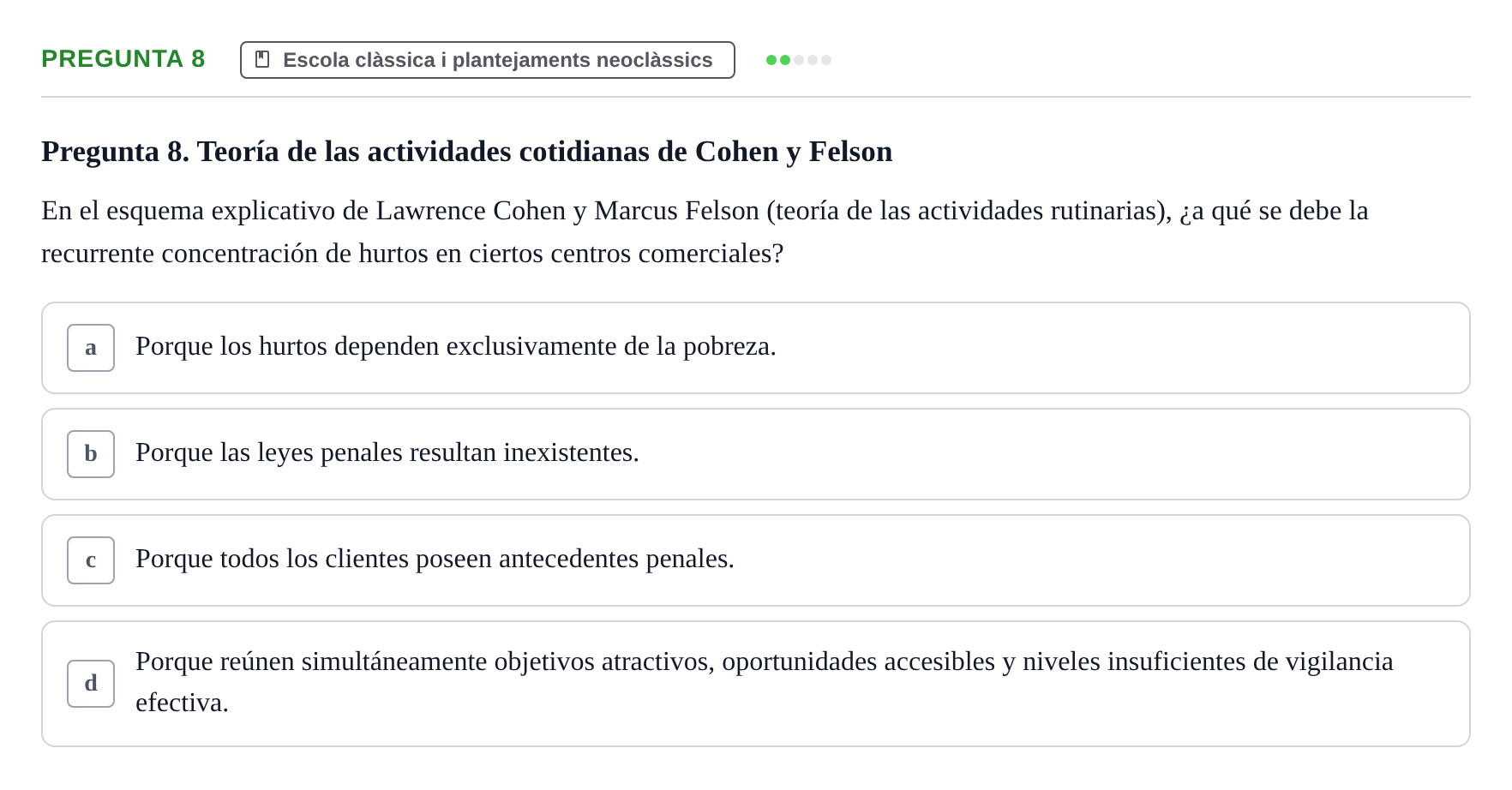 Enunciado: Pregunta 8