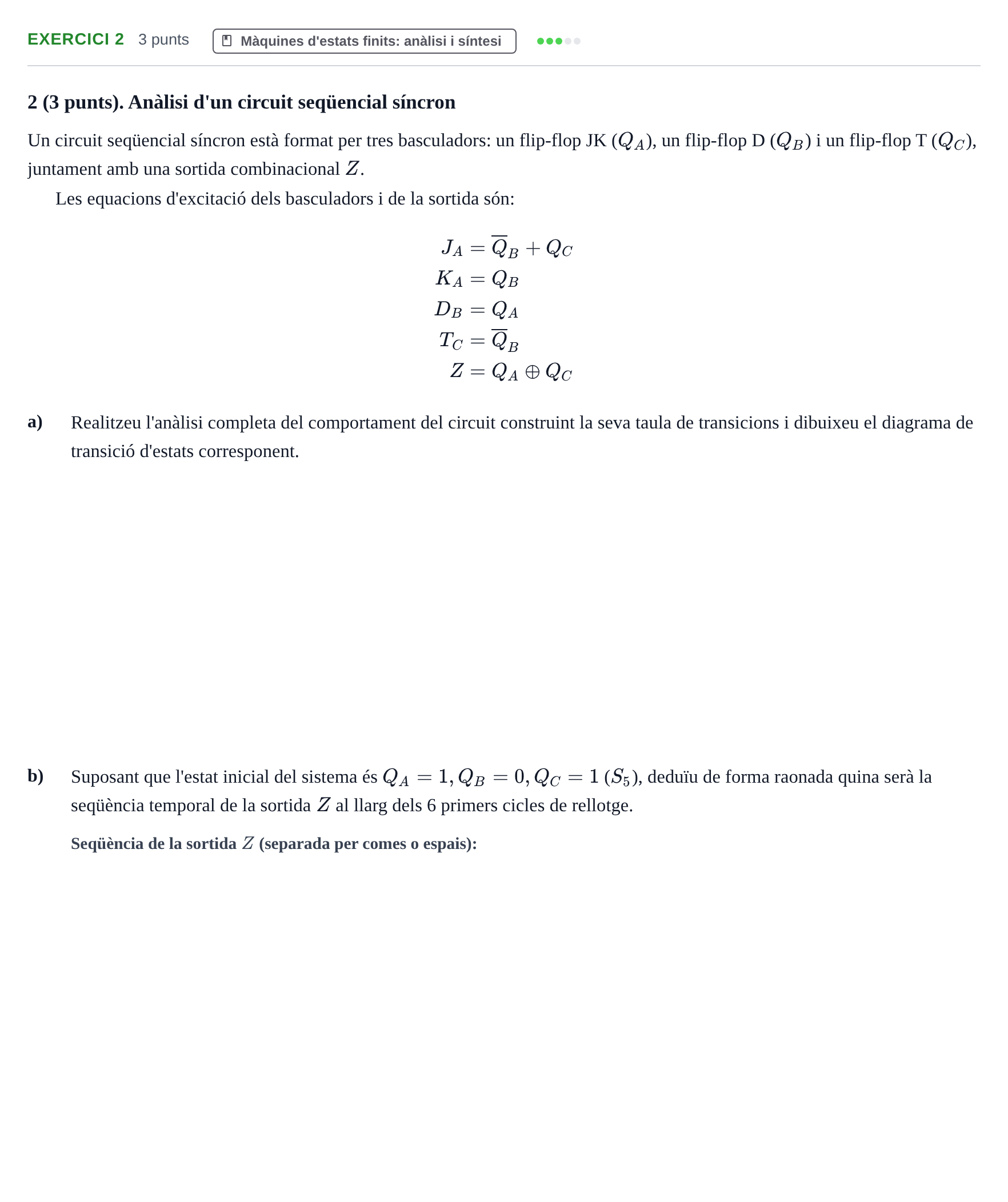 Enunciado: Problema 2 · Estructura de Computadors I UDL 2014