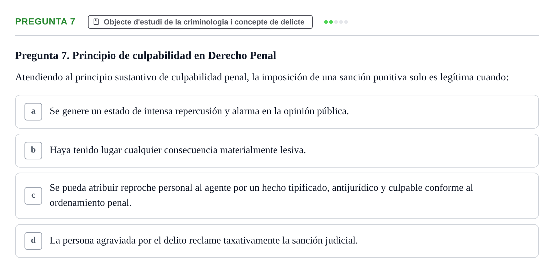 Enunciado: Pregunta 7