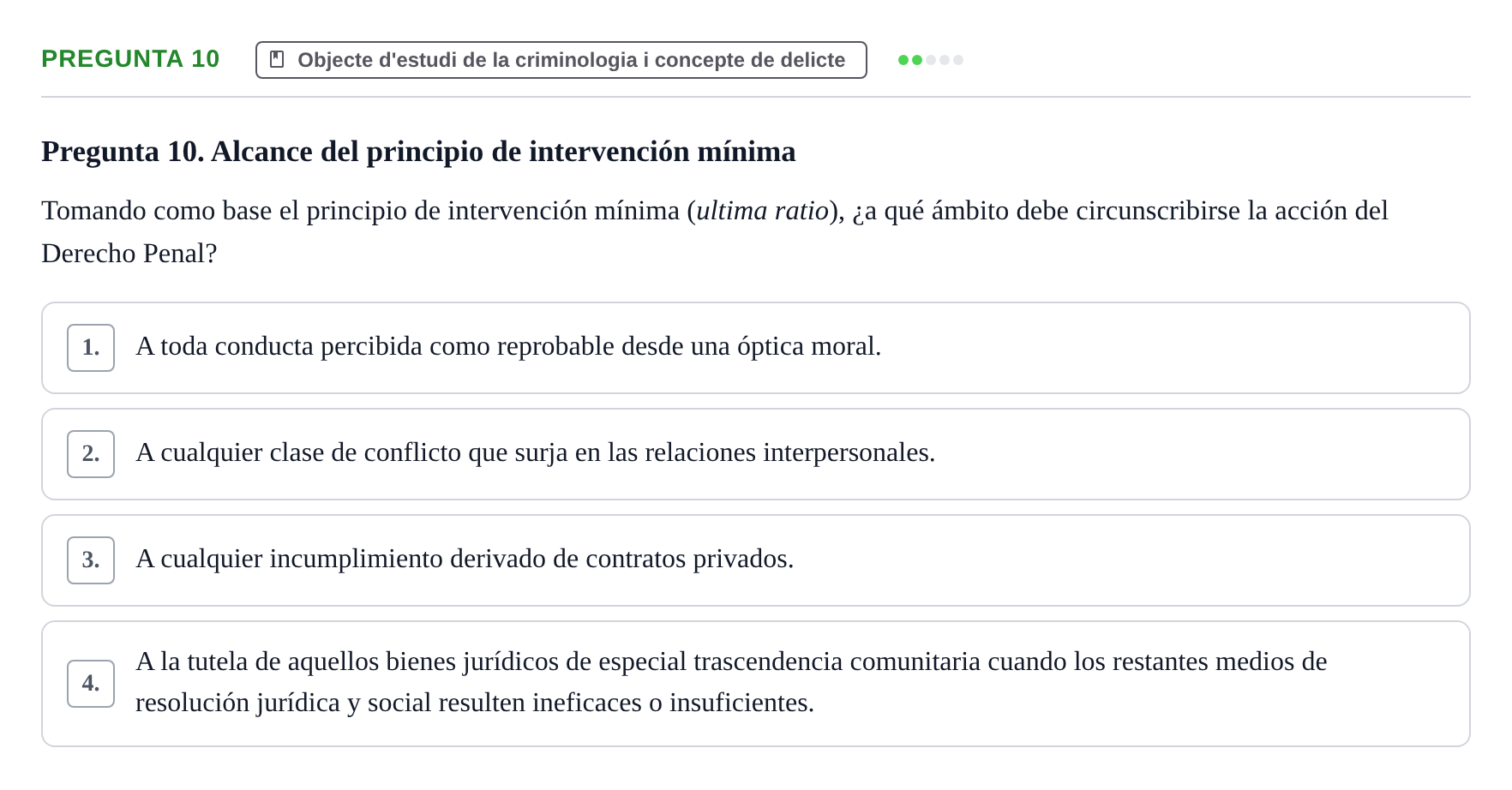 Enunciado: Pregunta 10