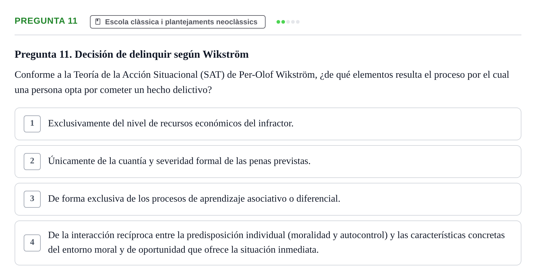 Enunciado: Pregunta 11