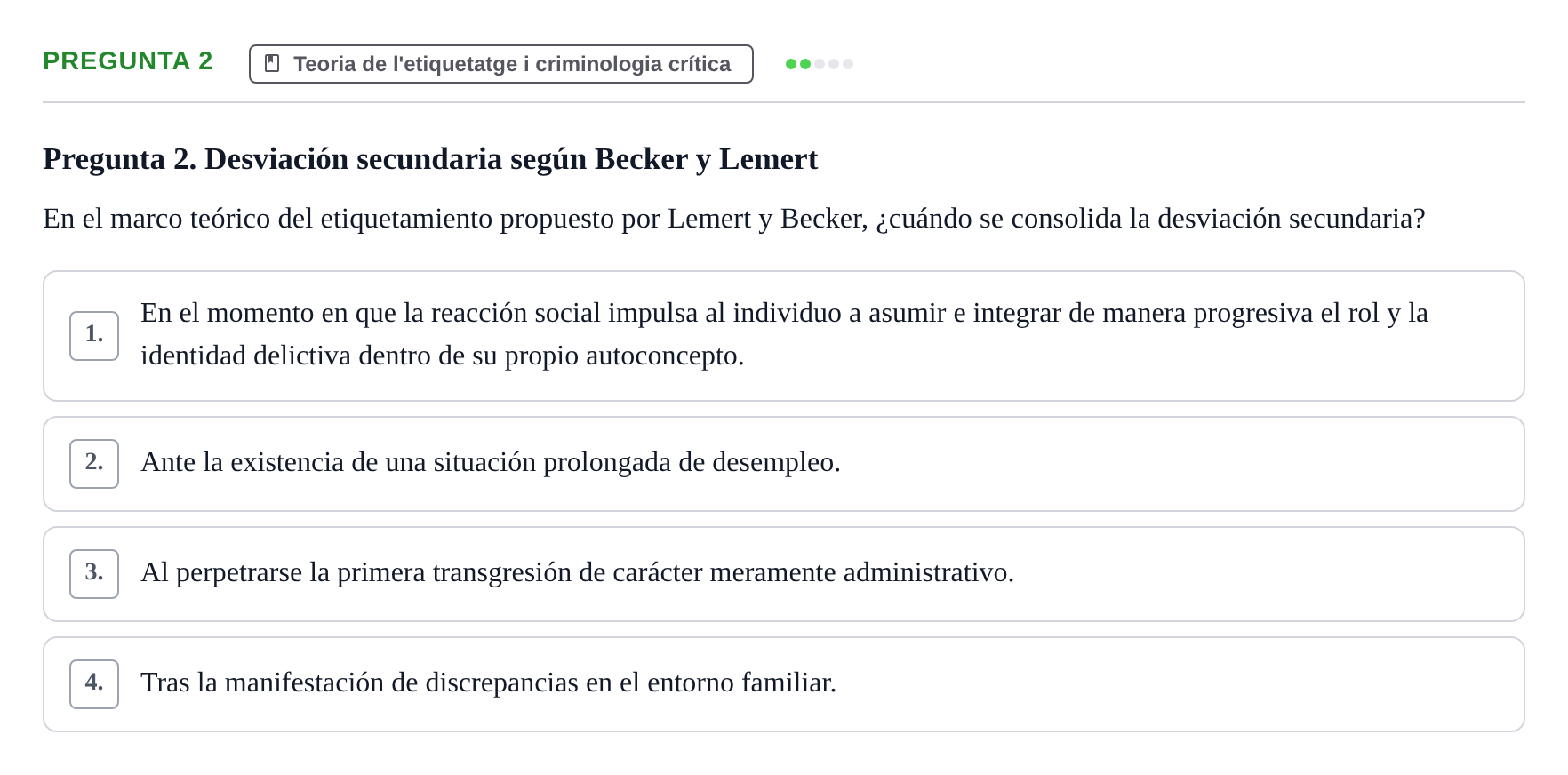 Enunciado: Pregunta 2