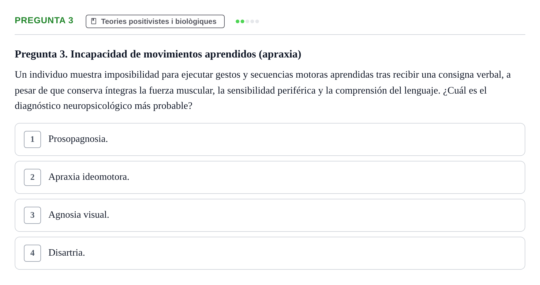 Enunciado: Pregunta 3