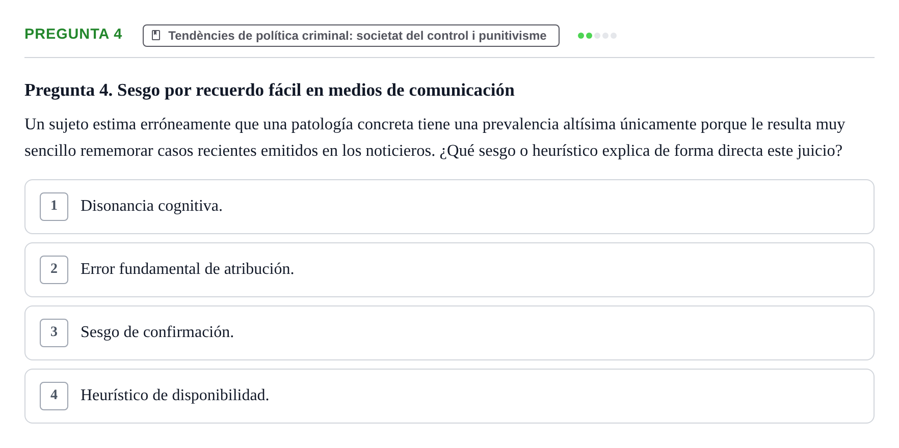 Enunciado: Pregunta 4