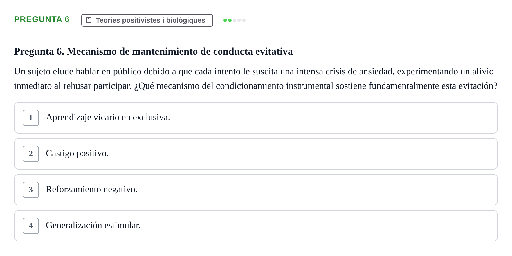 Enunciado: Pregunta 6