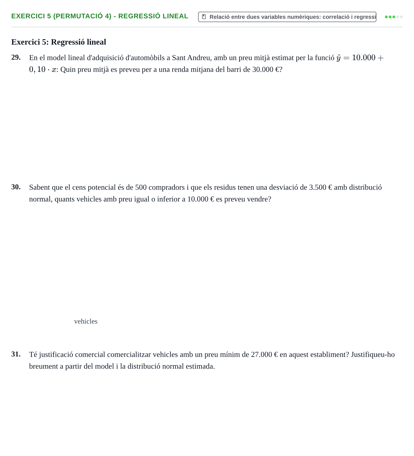 Enunciado: Exercici 5 (Permutació 4) - Regressió lineal · Anàlisi de Dades UPF 2012